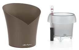 LECHUZA ORCHIDEA Round Poly Resin Indoor Self-watering Planter