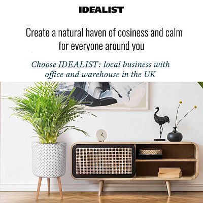 IDEALIST Lite Dotted Style Planter on Legs, Round Plant Pot Indoor IDEALIST Lite Dotted Style Planter on Legs, Round Plant Pot Indoor