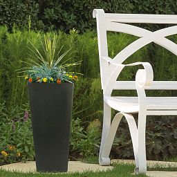 IDEALIST Lite Tall Tapered Contemporary Light Concrete Planter