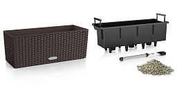 LECHUZA BALCONERA Cottage Trough Poly Resin Self-watering Planter