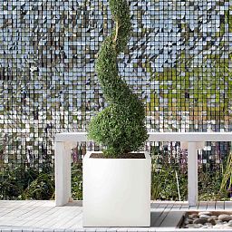 IDEALIST Lite Square Box Contemporary Light Concrete Planter