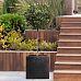 IDEALIST Lite Square Box Contemporary Marble Light Concrete Planter