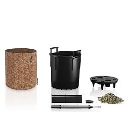 LECHUZA TRENDCOVER Round Self-watering Planter