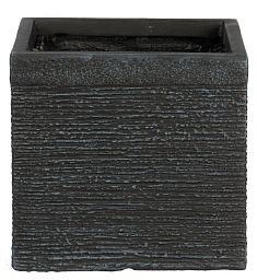 IDEALIST Lite Ribbed Light Concrete Square Planter