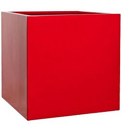 Square Fiberstone Planter by Idealist Premium BLOCK Glossy