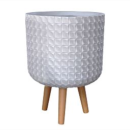 IDEALIST Lite Faceted Effect Planter on Legs