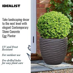 IDEALIST Lite Wave Style Outdoor Egg Planter