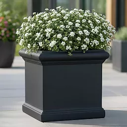 IDEALIST Lite Victorian Box Square Light Stone Outdoor Planter