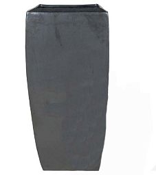 Ceramic De Luxe Square Tall Planter Pot In/Out