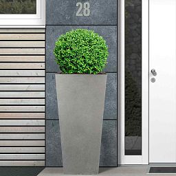 IDEALIST Lite Tall Tapered Contemporary Light Concrete Planter