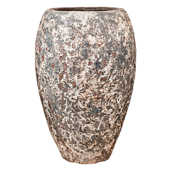 Lava Ceramic Tall Planter | Large Indoor and Outdoor Plant Pot Vase