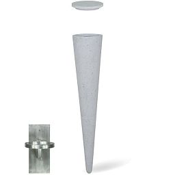 Polystone Wall Cone Wall Mount