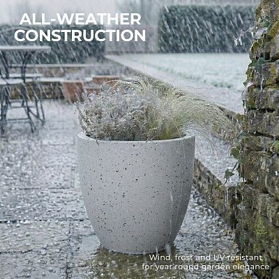 IDEALIST Lite Contemporary Light Concrete Egg Planter