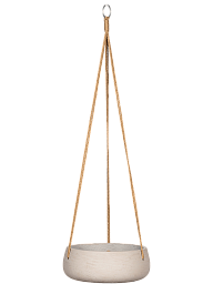 Rough Fibreclay Bowl Planter | Hanging Indoor and Outdoor Plant Pot