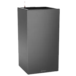 LECHUZA CANTO Premium High LED Square Tall Poly Resin Self-watering Planter
