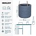 IDEALIST Lite Honeycomb Style Table and Hanging Cylinder Round Plant Pot Dual Use Indoor Planter