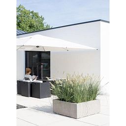 DIVISION Square Low Outdoor Concrete GRC Planter