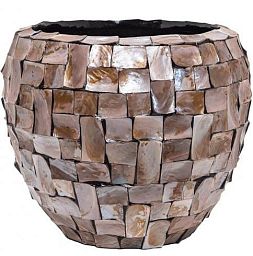 Oceana Couple Round Indoor Planter