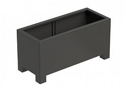 Florida with Feet Outdoor Aluminum Trough Planter