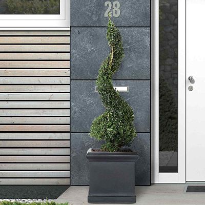 IDEALIST Lite Victorian Box Square Light Stone Outdoor Planter