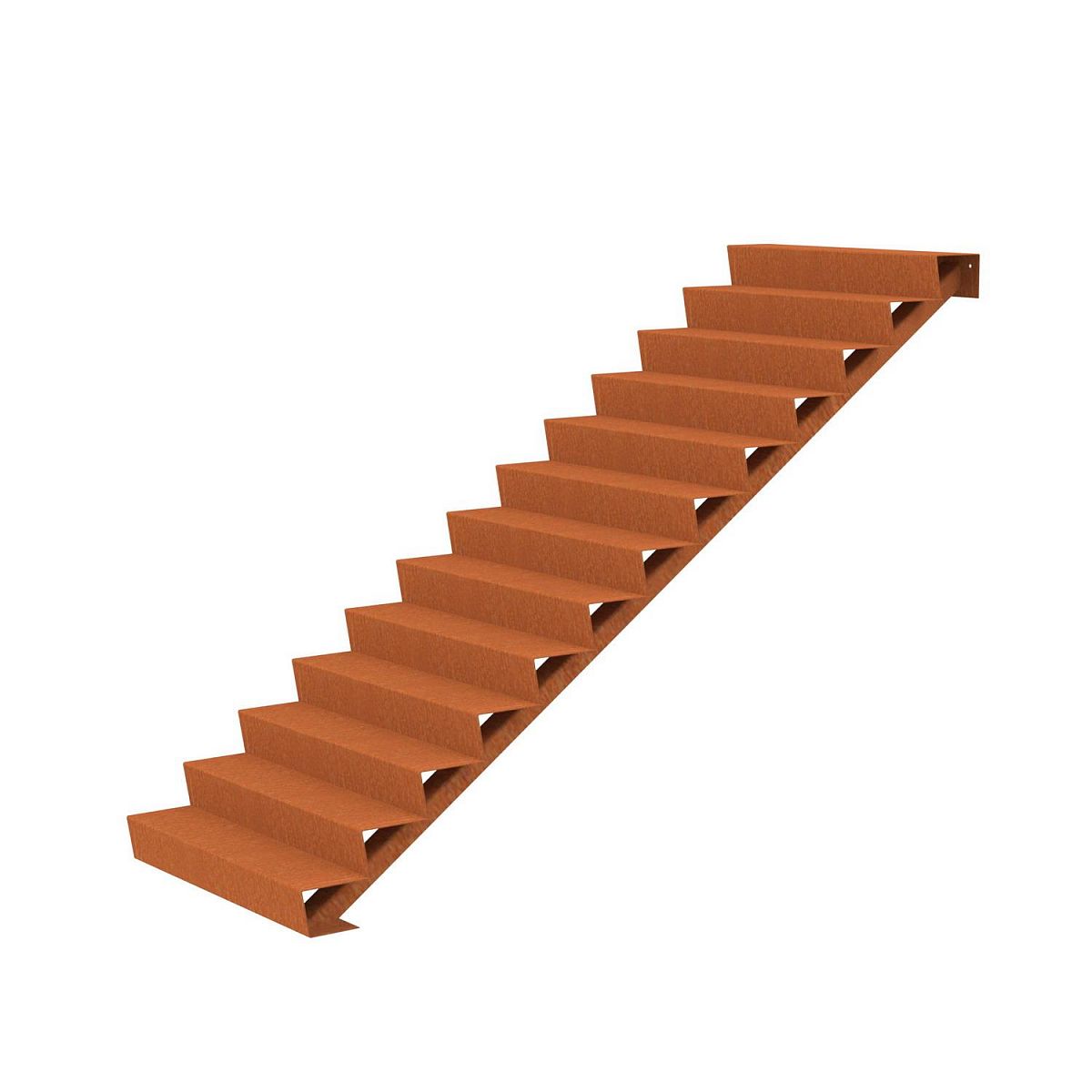 13 Steps Corten Steel Stair