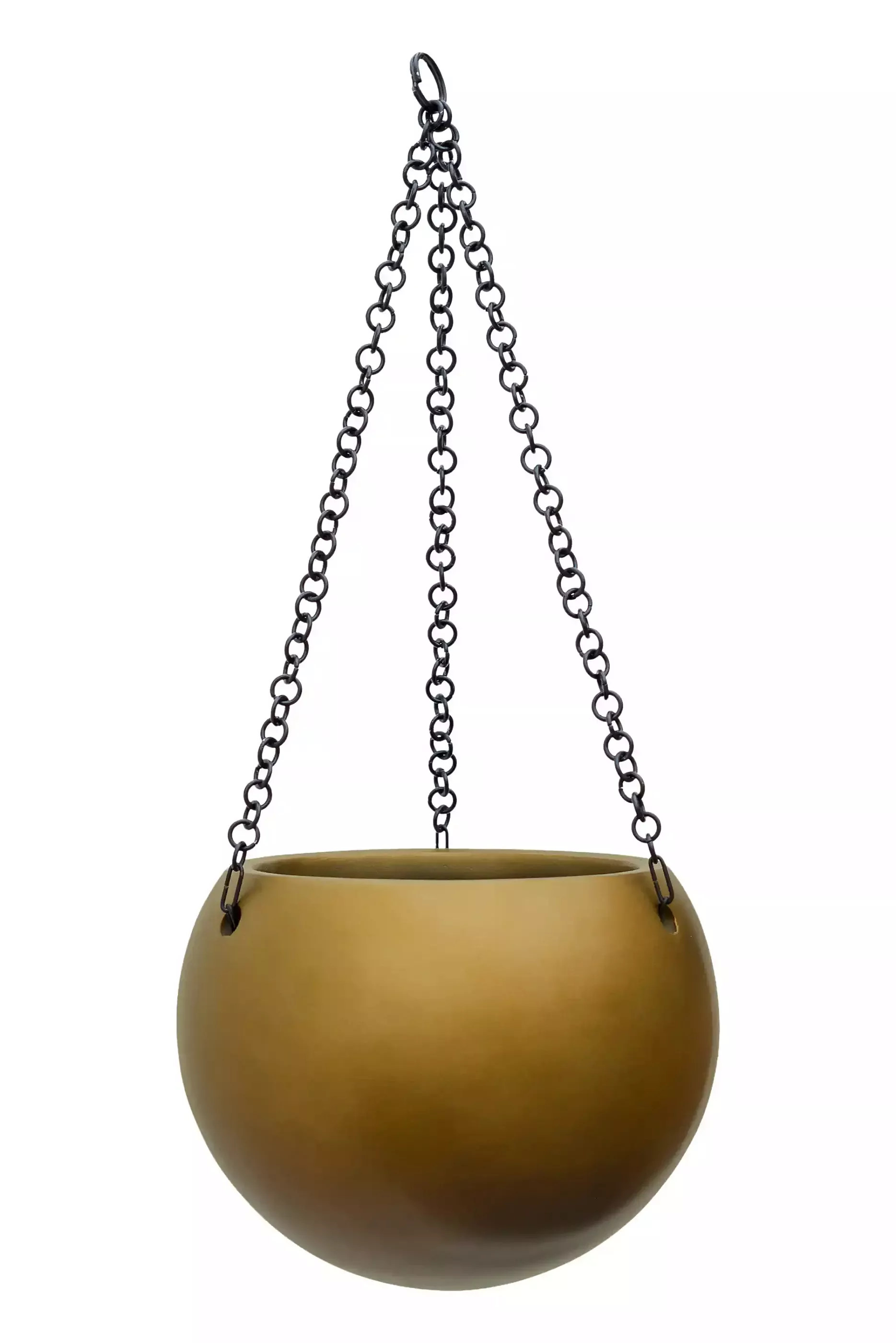 Gradient Hanging Globe Matt Coffee D24 H19 cm Planter