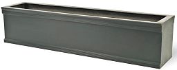 Chelsea Window Flower Box Fiberglass Trough Faux Lead Planter Pot In/Out