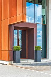 Tall Fiberstone Square Planter by Idealist Premium BOUVY