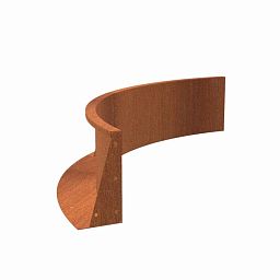 CorTen 3ml Retaining Wall Inside Curve