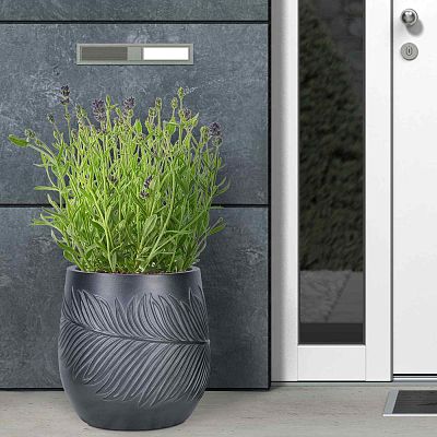 IDEALIST Lite Leaf Embossed Egg Planter