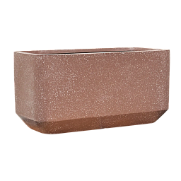 Terrazzo Fiberstone Large Trough Planter | Indoor and Outdoor Plant Pot