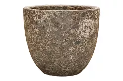 Lava Ceramic Round Planter | Indoor and Outdoor Plant Pot
