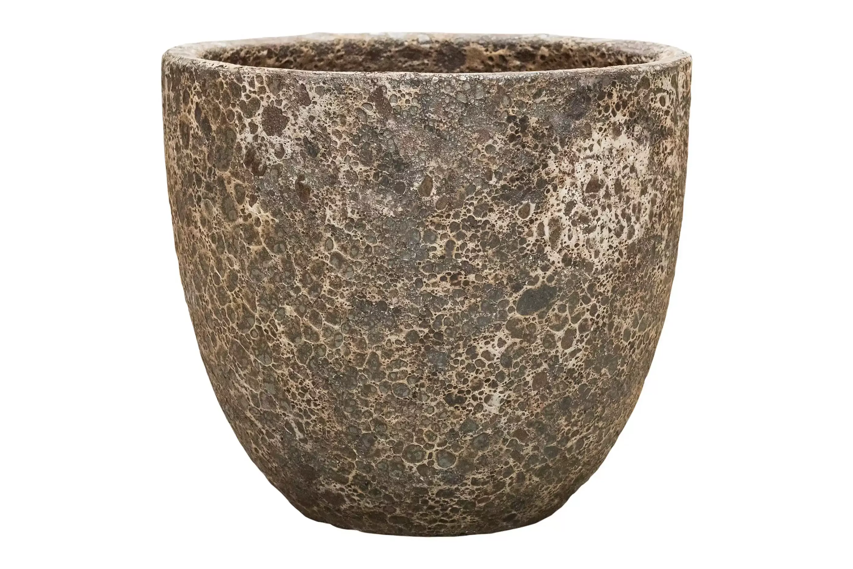 Lava Ceramic Round Planter | Indoor and Outdoor Plant Pot