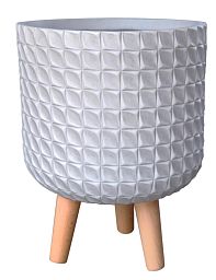 IDEALIST Lite Faceted Effect Planter on Legs