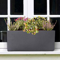 IDEALIST Lite Window Box Light Concrete Planter