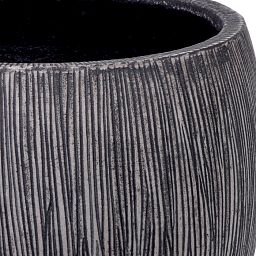 Composits Twist Pot Round Planter IN\OUT