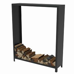 Corten Steel Tall Wood Storage