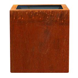 Cortenstyle Trend Topper on Wheels Square Planter IN\OUT