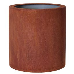 Cortenstyle Standard Topper on Ring Round Planter IN\OUT