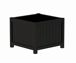Hardwood Valencia Square Wood Outdoor Planter
