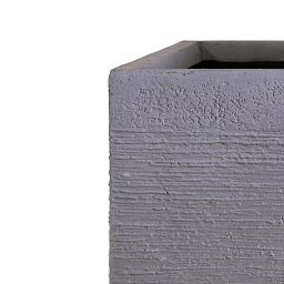 IDEALIST Lite Ribbed Light Concrete Trough Planter