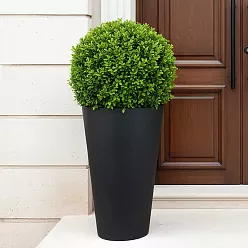 IDEALIST Lite Contemporary Round Light Concrete Planter