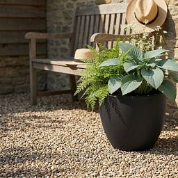 IDEALIST Lite Contemporary Light Concrete Egg Planter