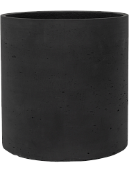 Rough Fibreclay Cylinder Round Planter | Indoor and Outdoor Plant Pot