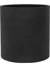 Rough Fibreclay Cylinder Round Planter | Indoor and Outdoor Plant Pot