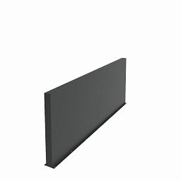 Aluminium Long Low Wall