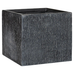 Raindrop Fibreclay Square Planter | Indoor and Outdoor Plant Pot