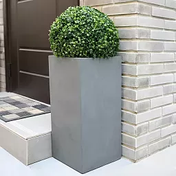 IDEALIST Lite Tall Square Contemporary Light Concrete Planter