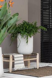Fibrestone Dice Round Planter by Idealist Premium