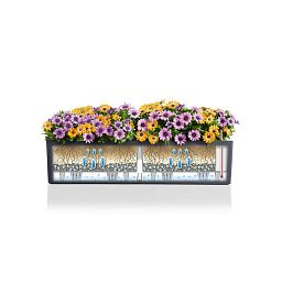 LECHUZA BALCONERA Color Trough Poly Resin Self-watering Planter
